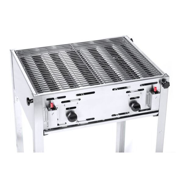 Barbecue 60 x 40 cm met rooster (exclusief gas)